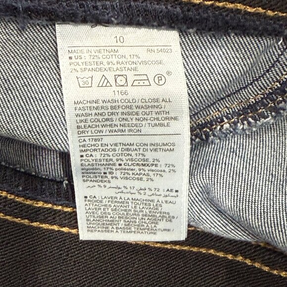 Old Navy Rockstar Jeggings Distressed Denim Size 10 Stretch Skinny Fit  Jeans - Picture 3 of 6